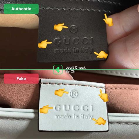 gucci marmont small real vs fake|gucci marmont bag vs real.